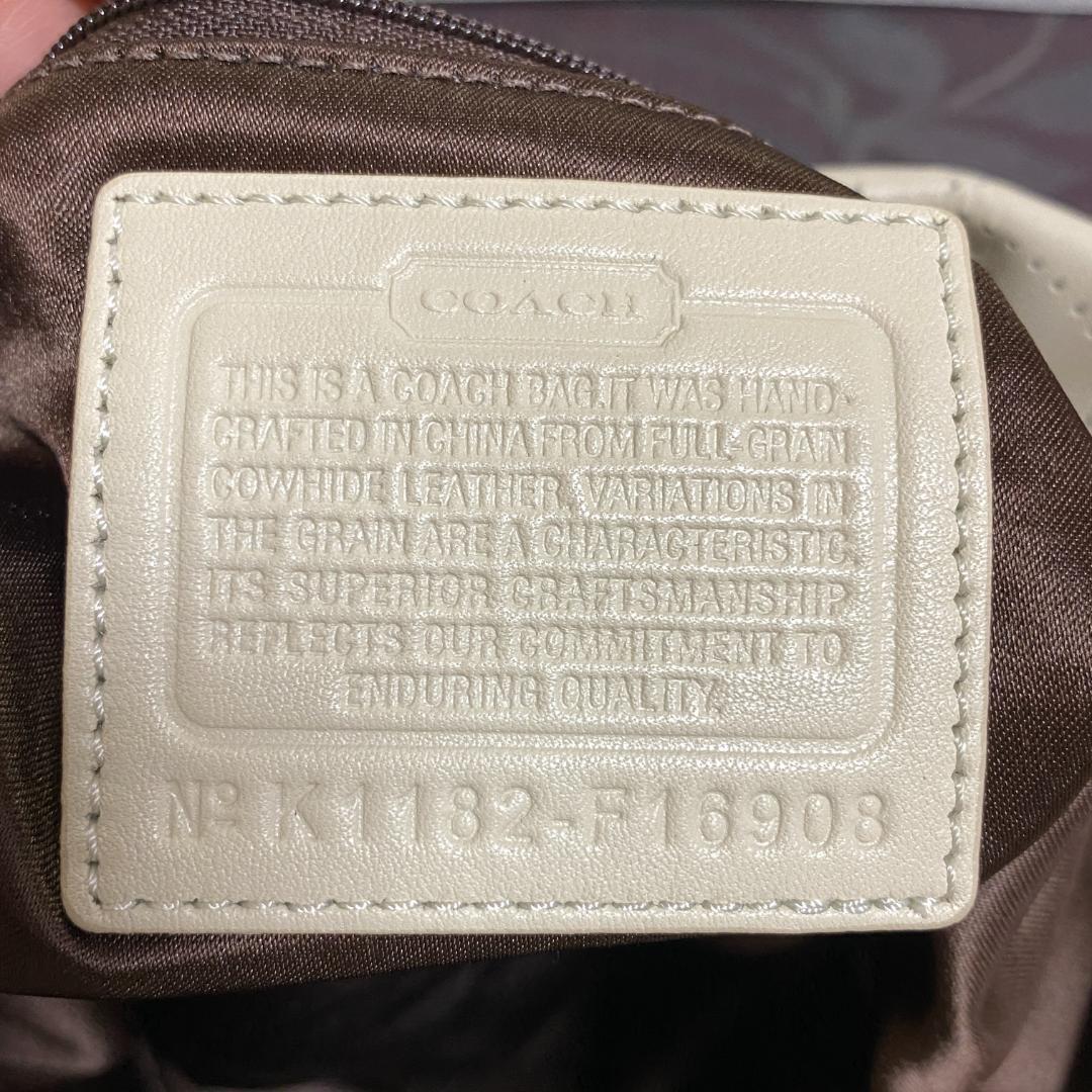 ✨極美品✨COACH 2way ショルダーバッグ パンチングレザー F16908