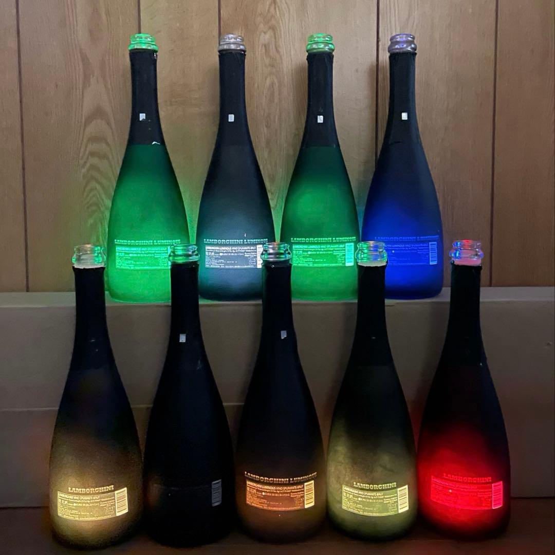 ランボルギーニルミナス 光る瓶 【空き瓶】空瓶 9本セット - メルカリ
