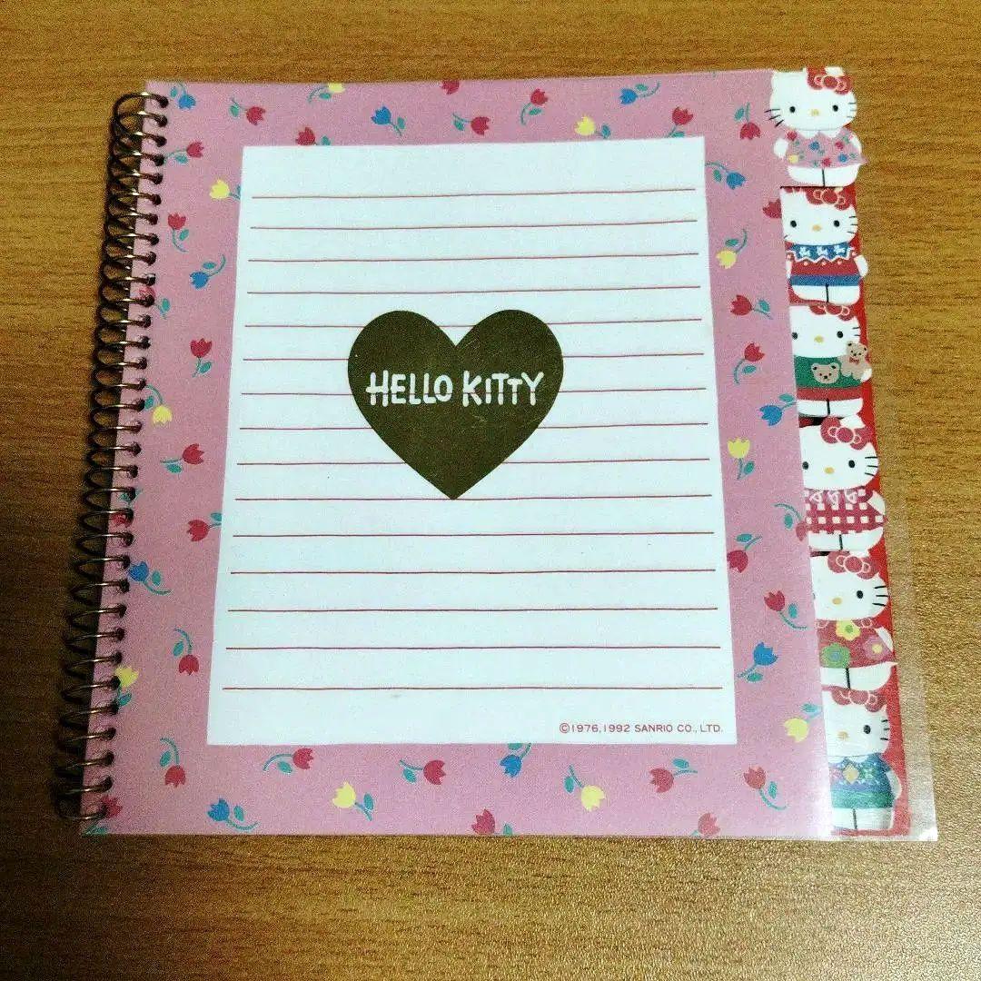 キティちゃん 平成レトロ ノート メモ帳 リング付き - メルカリ