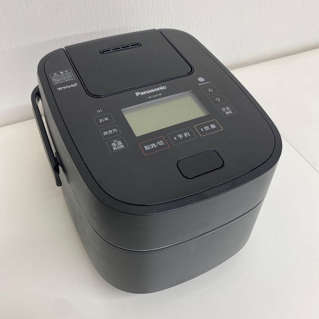 Panasonic SR-VSX108 炊飯器 ブラック パナソニック Wおどり炊き SR