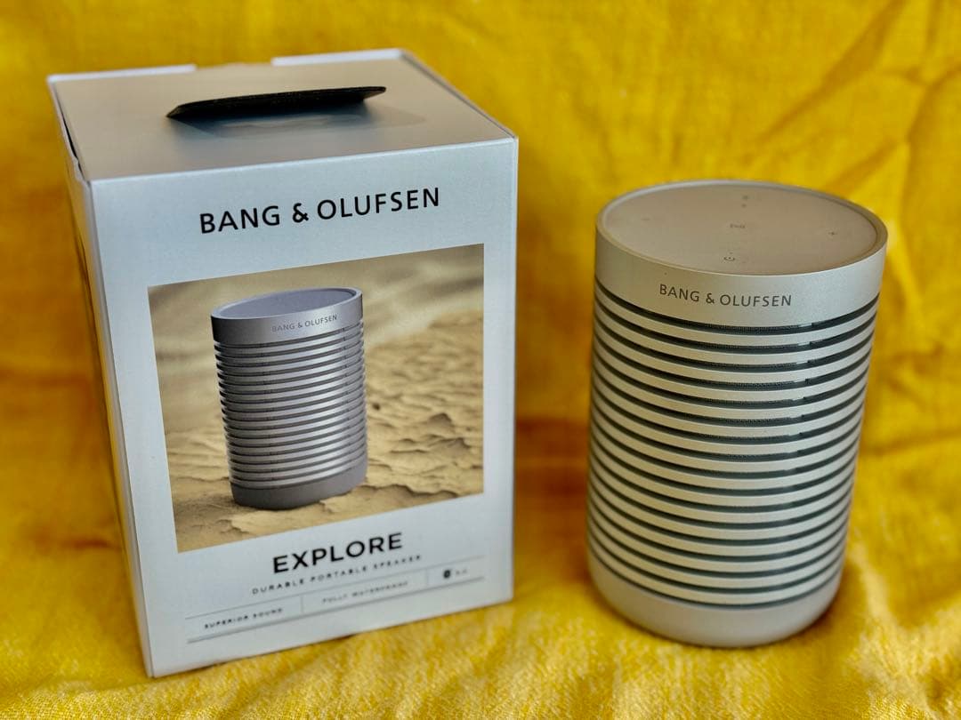 Beosound Explore Grey Mist 2台 Amazon.com: Bang & Olufsen Beosound Explore - Wireless Portable