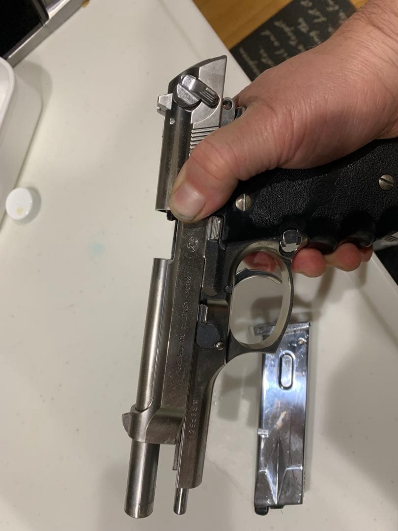 日本製 モデルガン シルバー