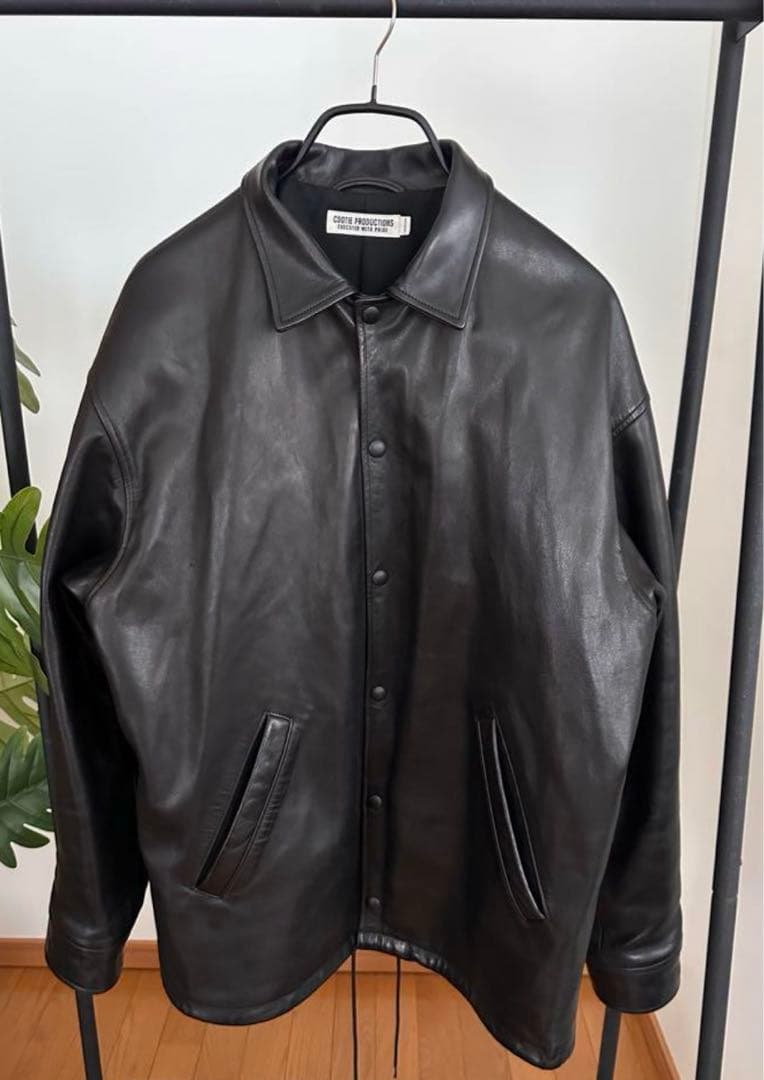 cootie レザーコーチジャケット Leather Coach Mサイズ