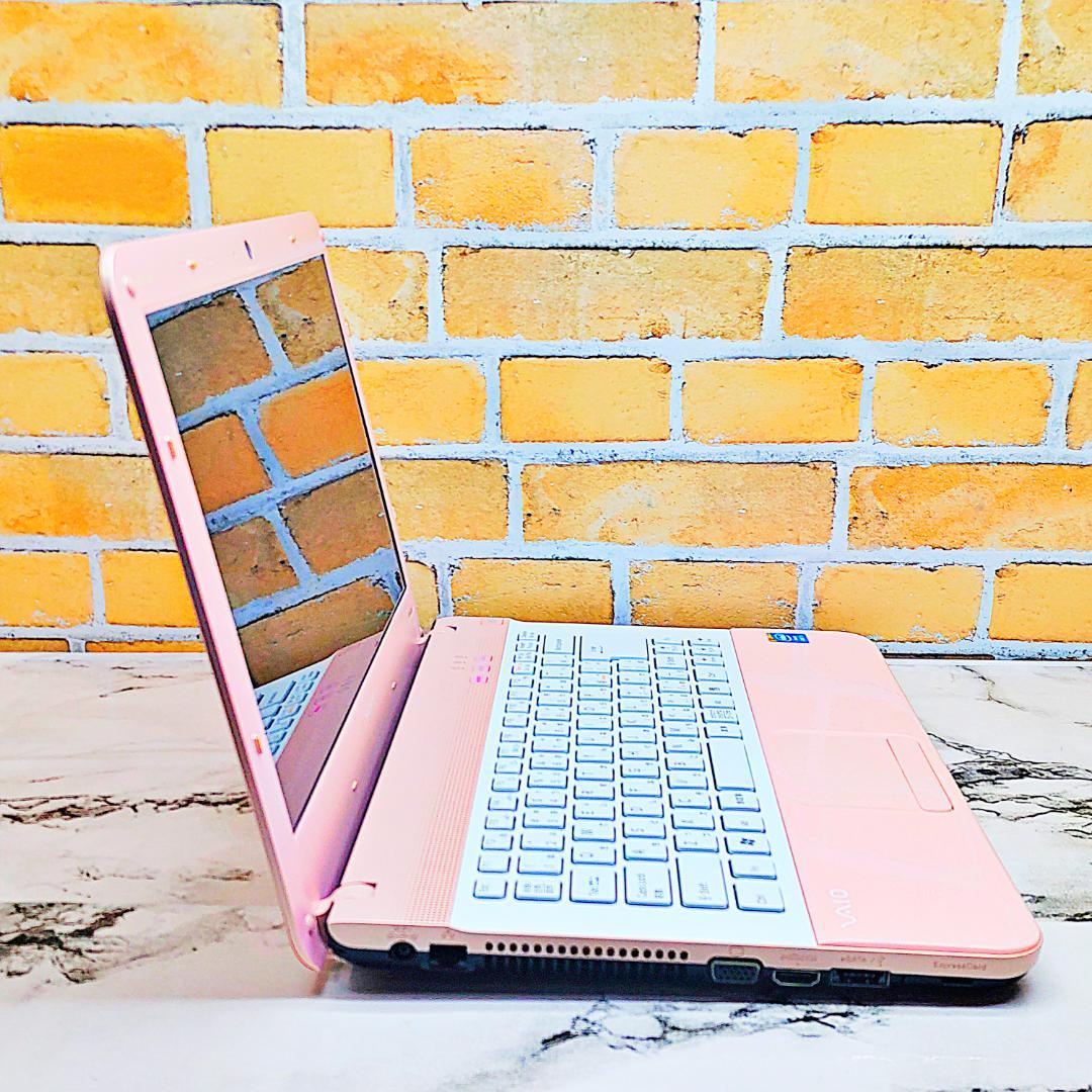 レアなピンクノートパソコン❣️メモリ8G♫爆速SSD240GB✨Core‐i5 レア