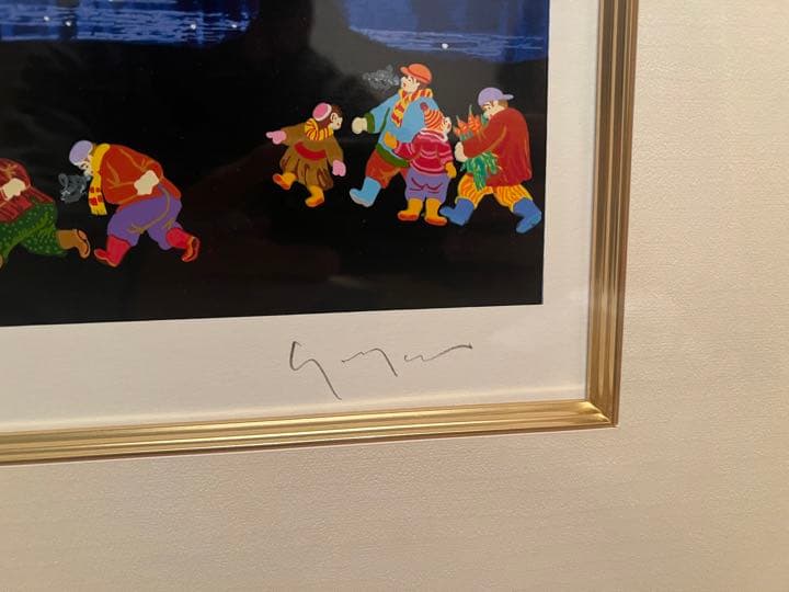 ヒロヤマガタ 「スウェーデンの森の物語」 限定200部 版画 シルク