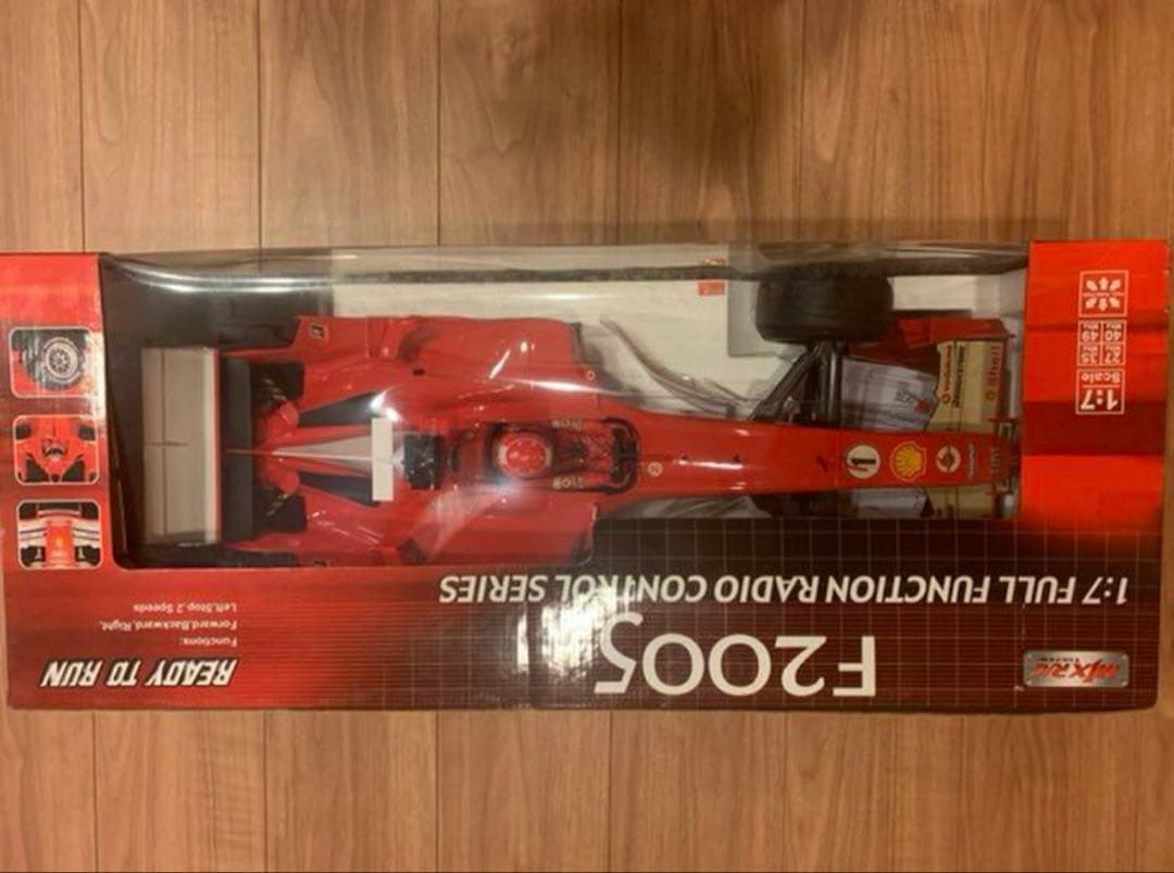 ラスト1台・未使用・未開封】フェラーリ F2005 1:7 ラジコンカー