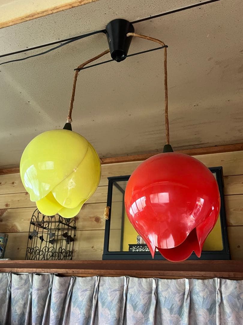 チューリップ 照明 アンティーク 昭和レトロ 昭和レトロ 松下電工