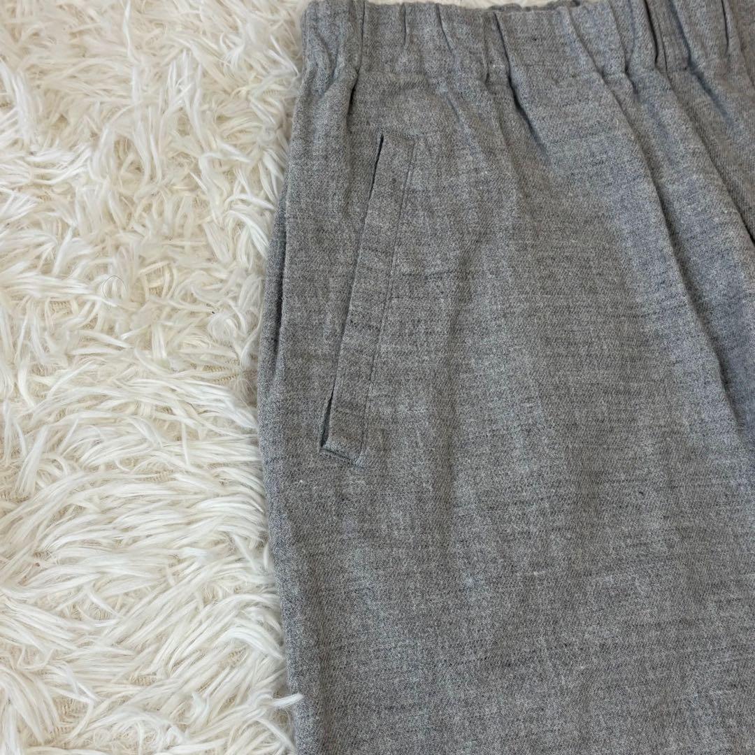 アーツアンドサイエンス サルエルパンツ 2 コットン リネン グレー