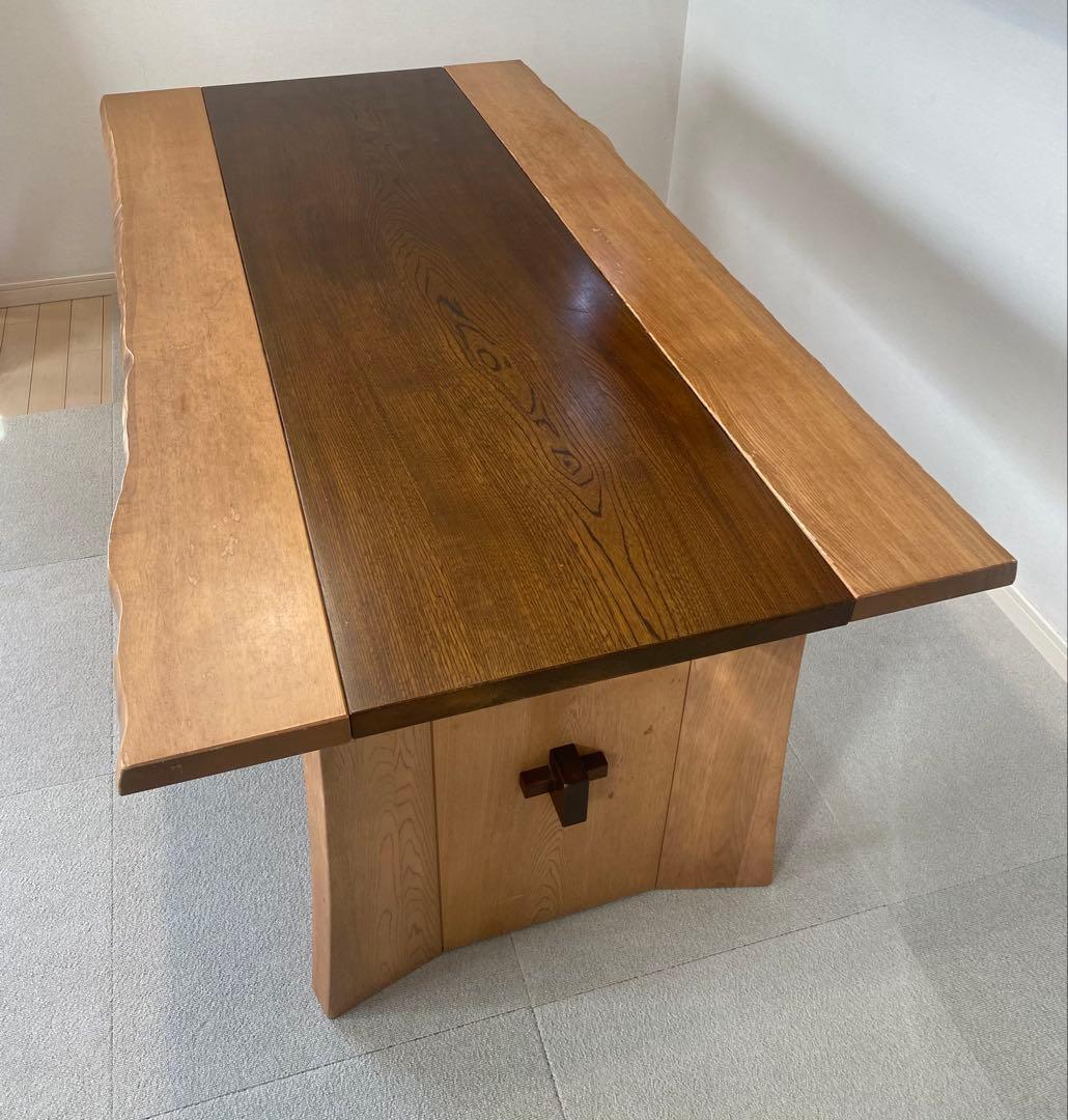 カリモク　ダイニングテーブル　サイズ約長165×幅90×高63cm 板厚4cm
