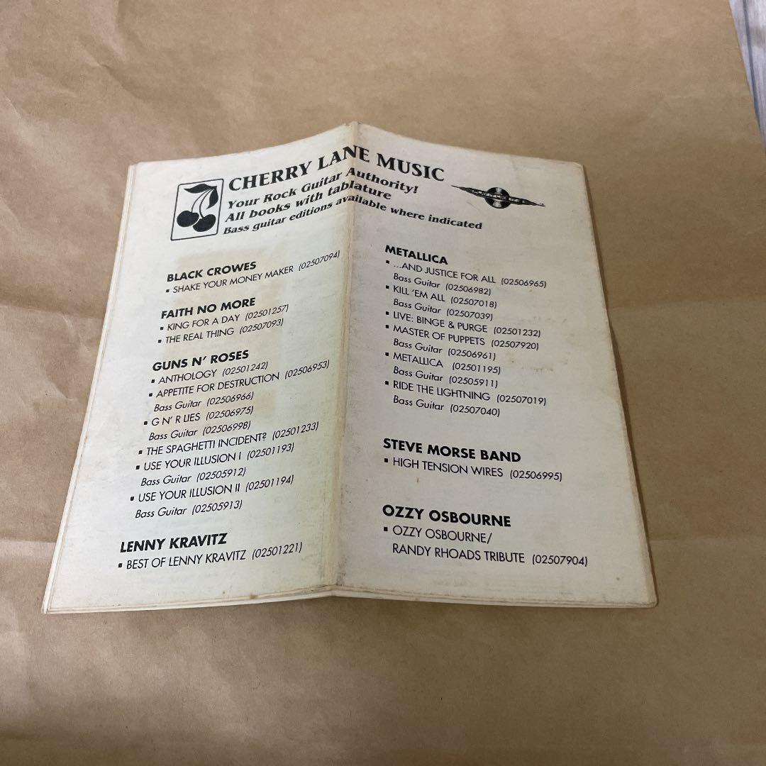 レア物】ビリーシーン ベースシークレット VHS 楽譜つき