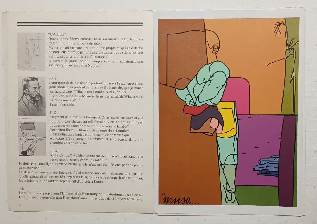 ヴァレリオ・アダミのルミロワール誌第220号1976年リトグラフ3点入