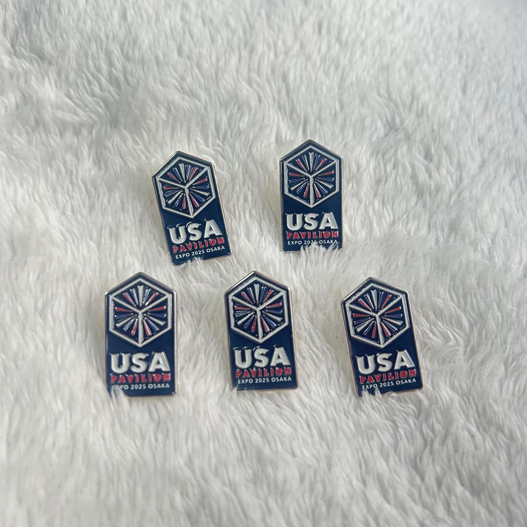 USA Pavilion EXPO 2025 OSAKA ピンバッジ 5個セット - メルカリ