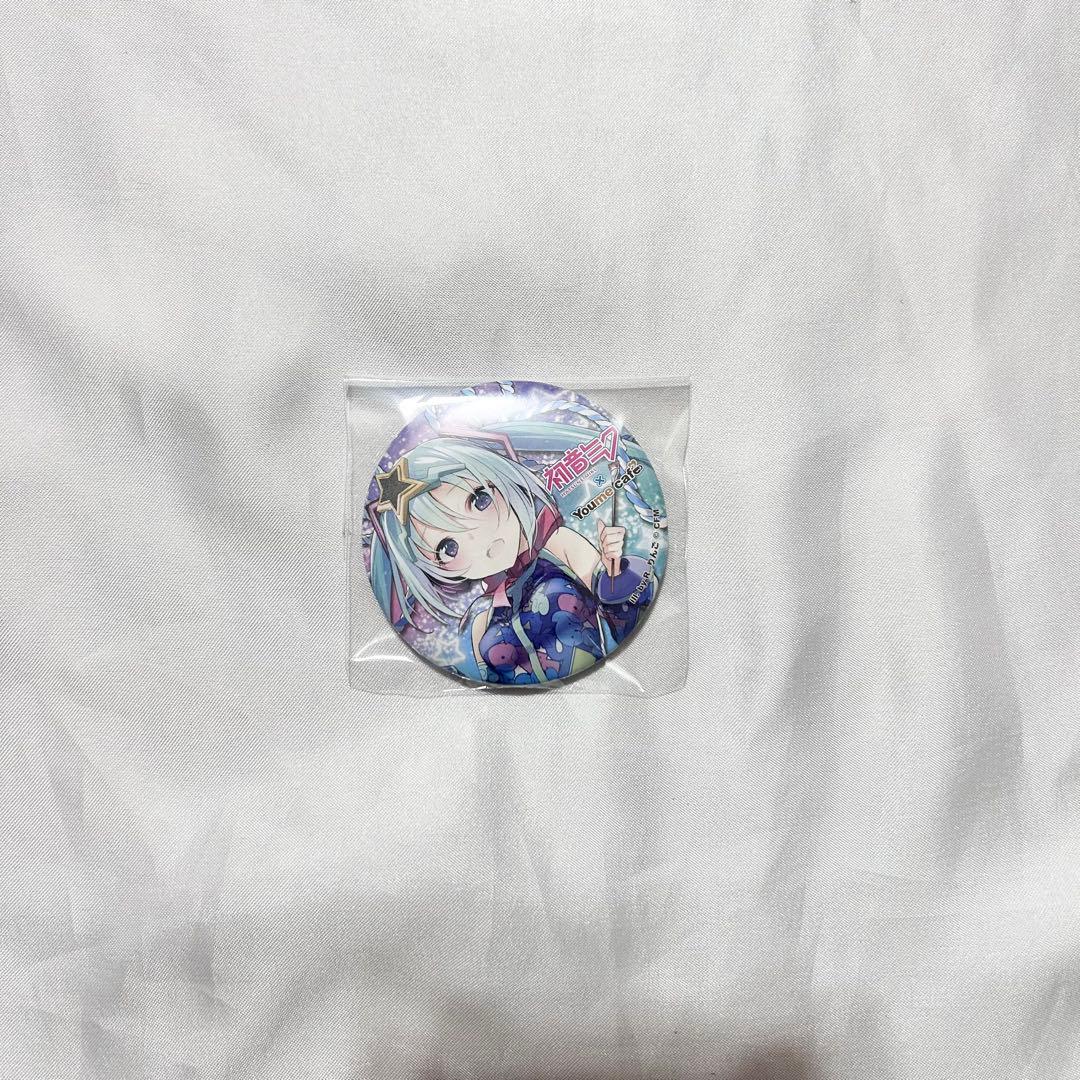 VOCALOID 初音ミク 缶バッジ Youme cafe スイパラ コラボ