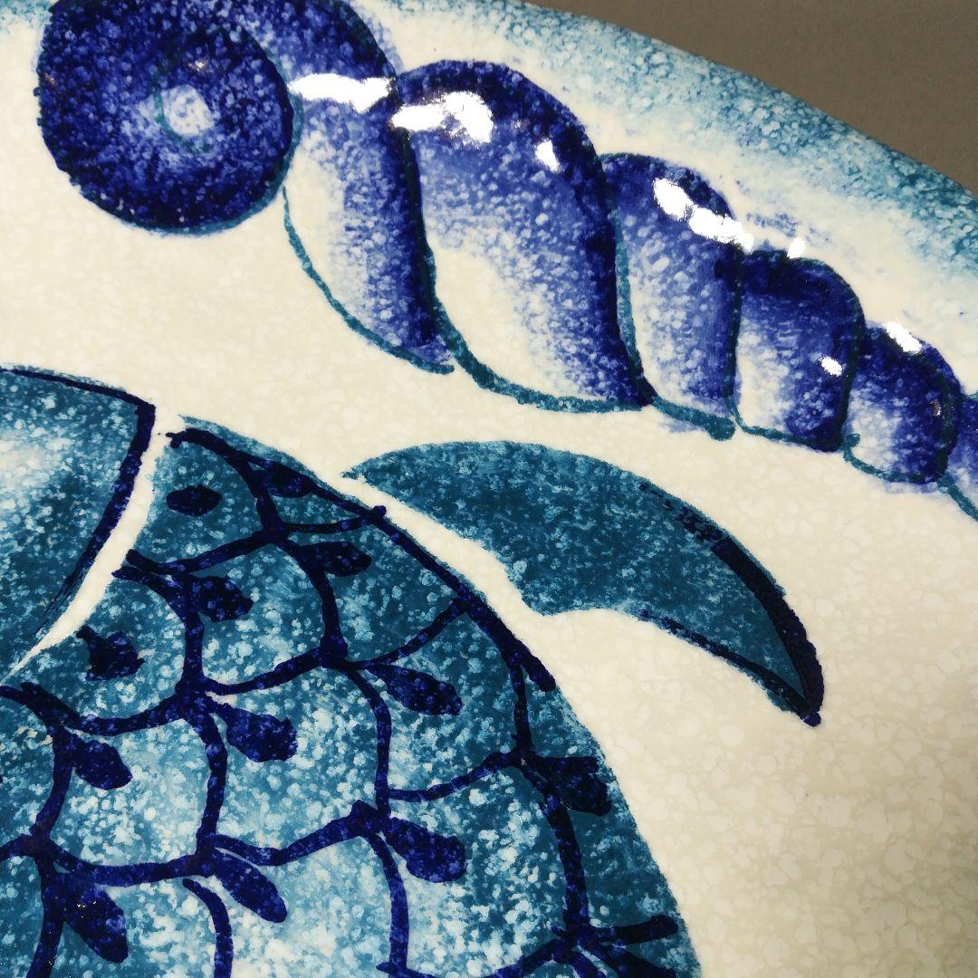 イタリア陶器 モディリアーニ modigliani 飾り皿 魚 プレート NEW