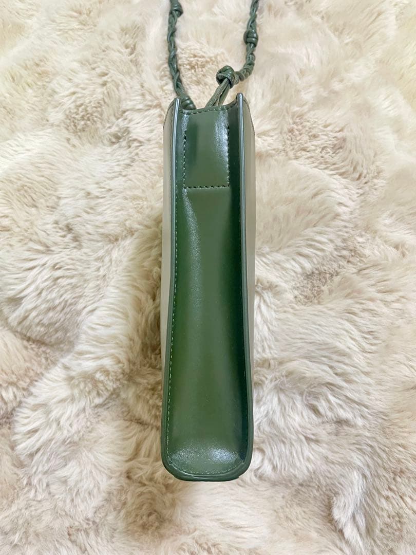JIL SANDER オリーブグリーン ショルダーバッグ
