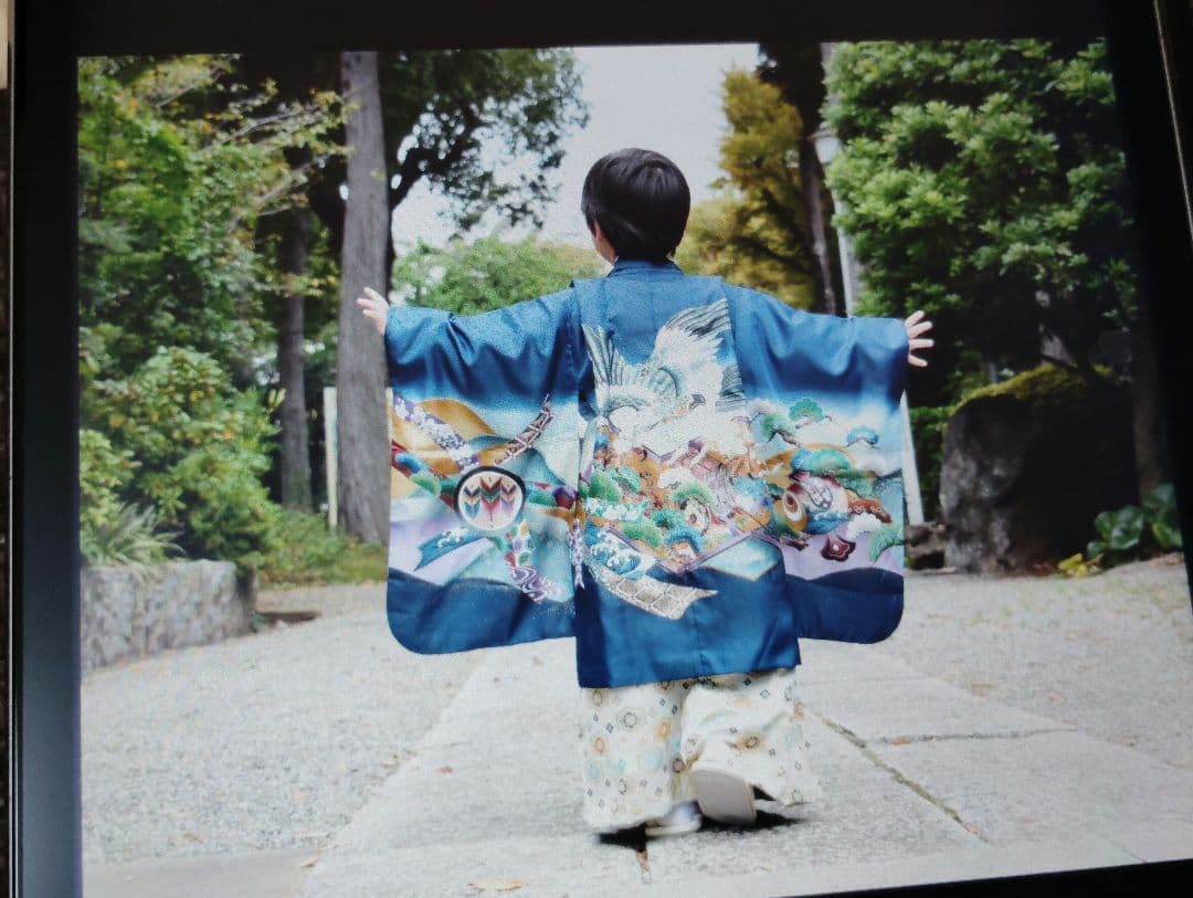 七五三　5歳　五歳　男の子　着物　袴　羽織り