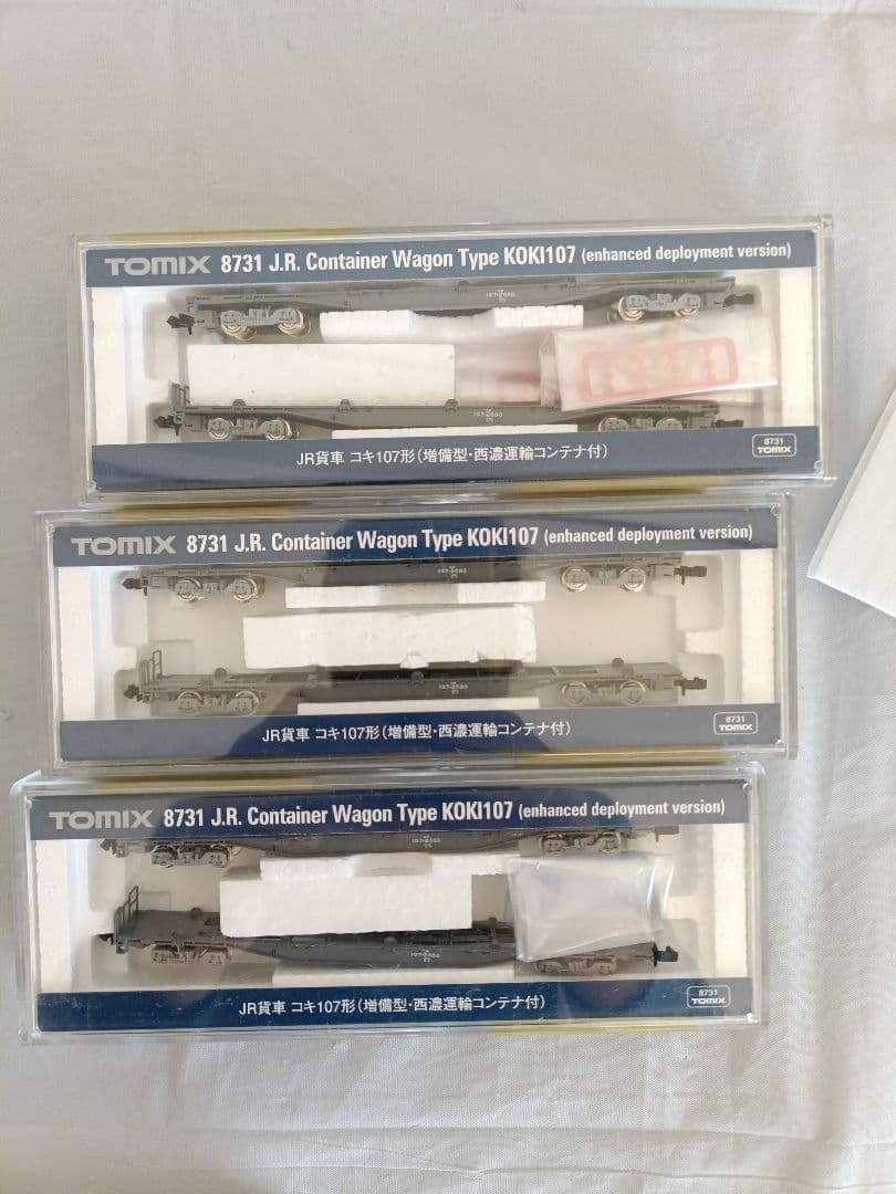 TOMIX 貨車 12両＊(コキ107)6＋(106)4＋(50000)2両