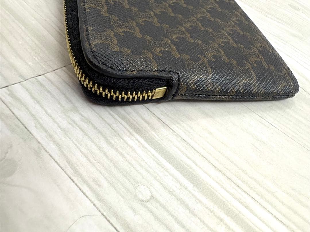 【極美品】CELINE セリーヌ　トリオンフ　ケース　キャンバス