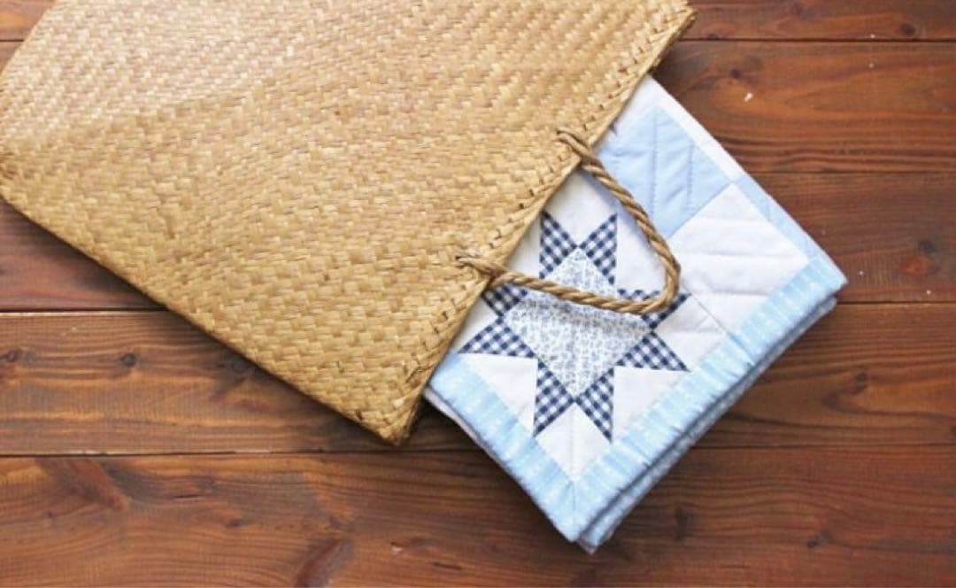 べアーズポー 【ブルー＆ホワイトのキルト】 作成キット