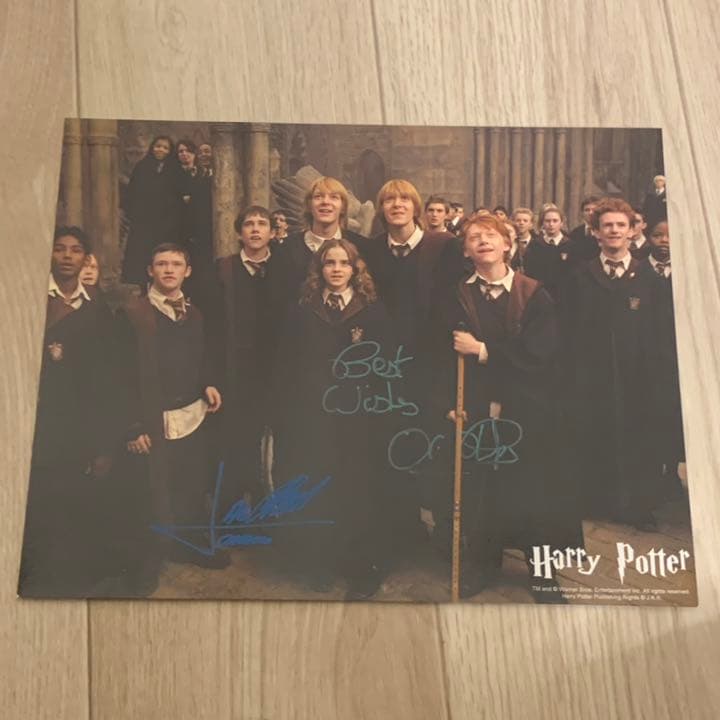 ハリーポッター フレッド ジョージ サイン フェルプス兄弟 フレジョ