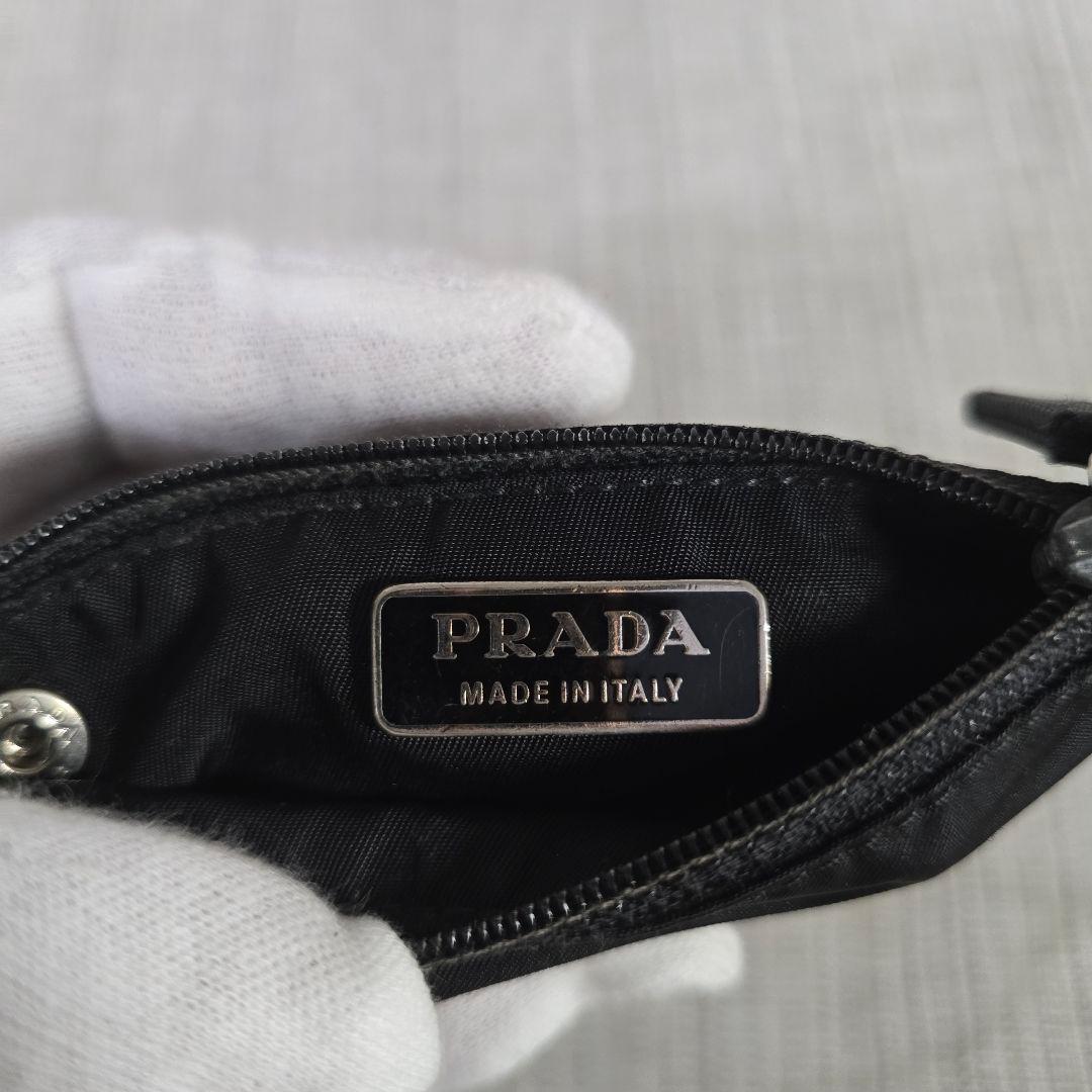 PRADA　プラダ　テスート　ナイロン　小銭入れ　ケース　キーリング