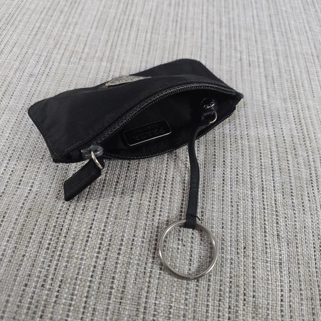 PRADA　プラダ　テスート　ナイロン　小銭入れ　ケース　キーリング