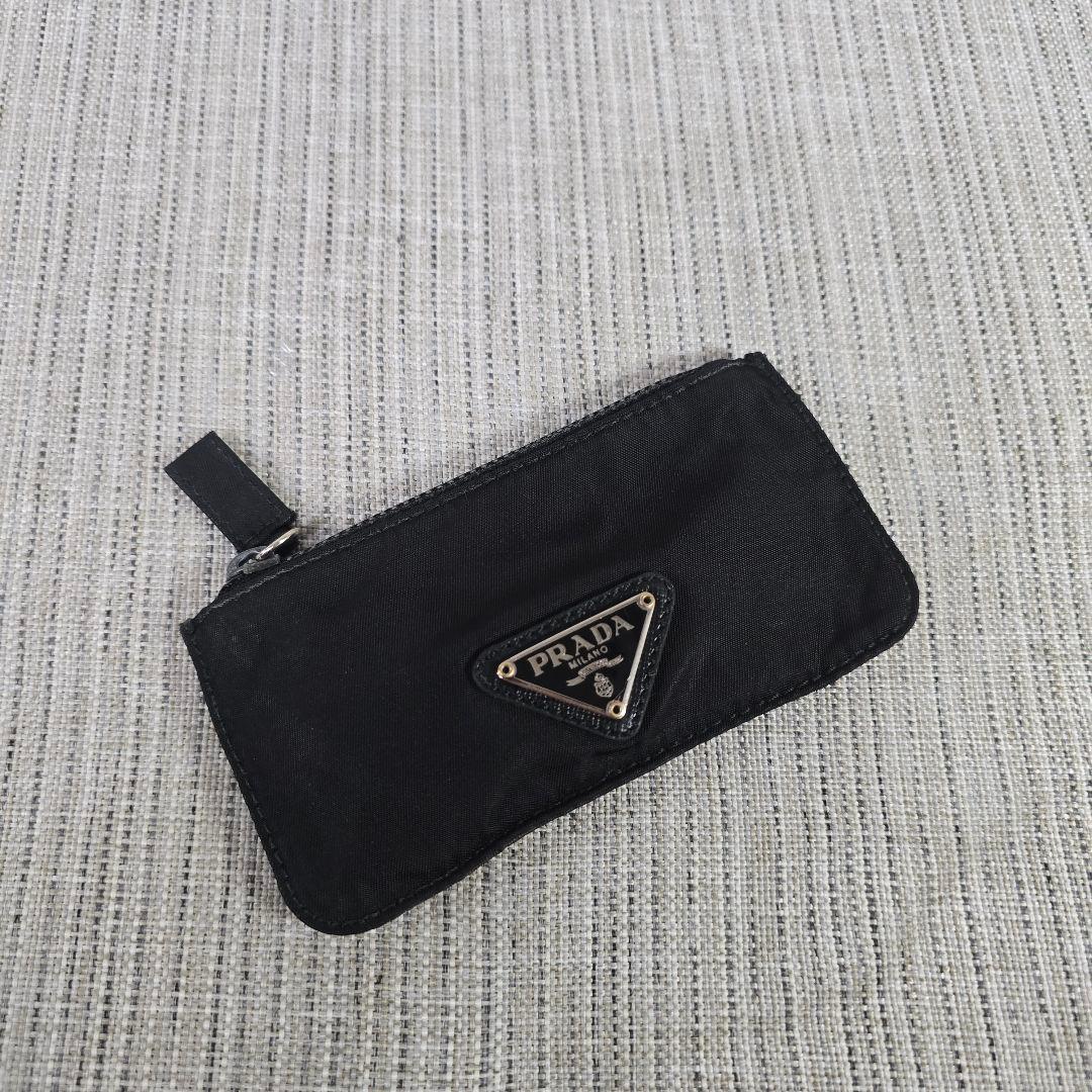 PRADA　プラダ　テスート　ナイロン　小銭入れ　ケース　キーリング