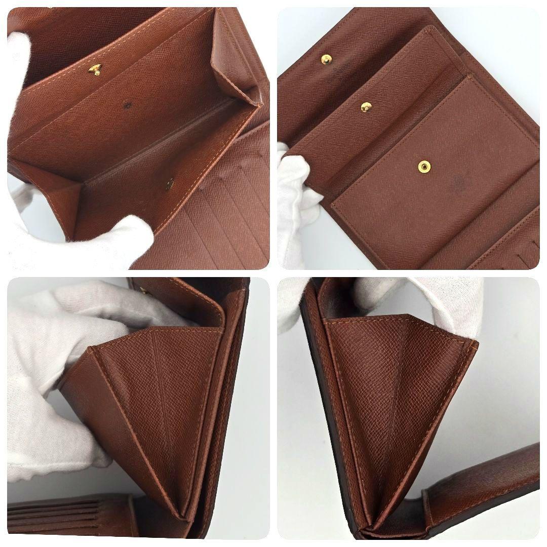 ルイヴィトン ポルトトレゾール エテュイパピエ モノグラム 折り財布 パスポート