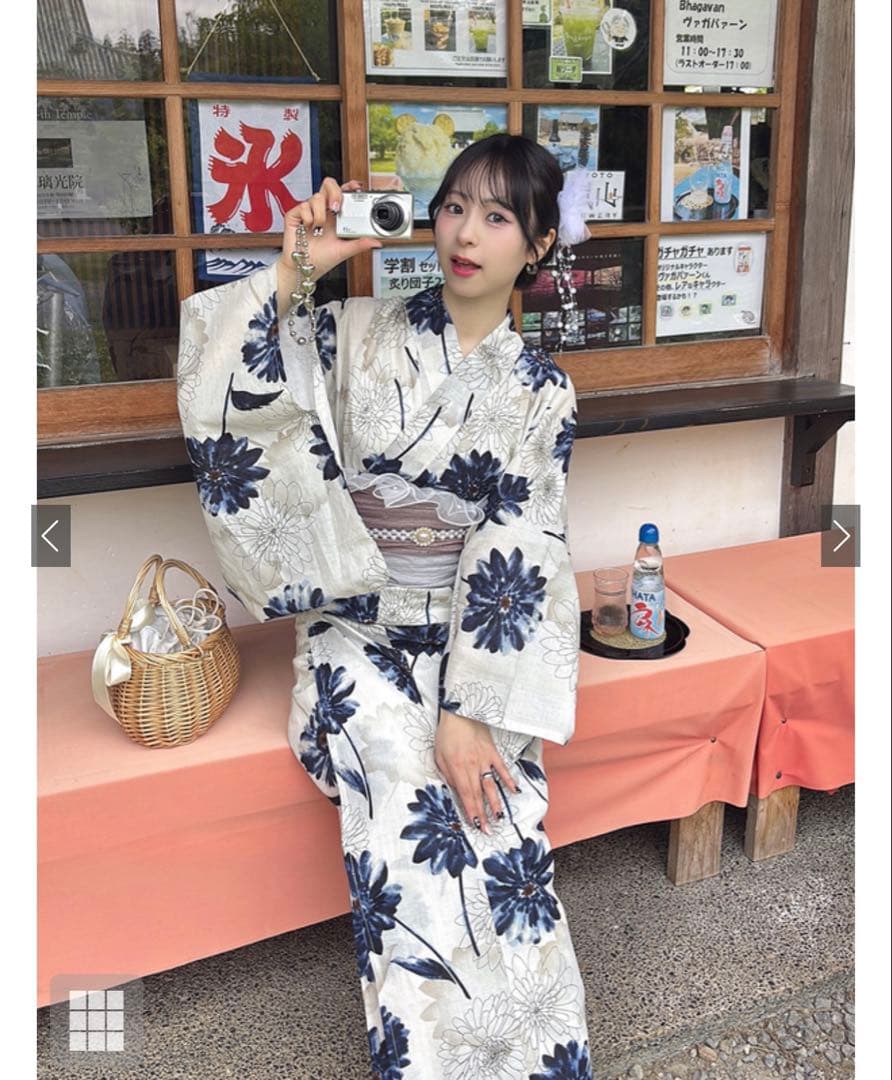 【即発送可能】新品GRL ガーベラ浴衣セット[tu1495]