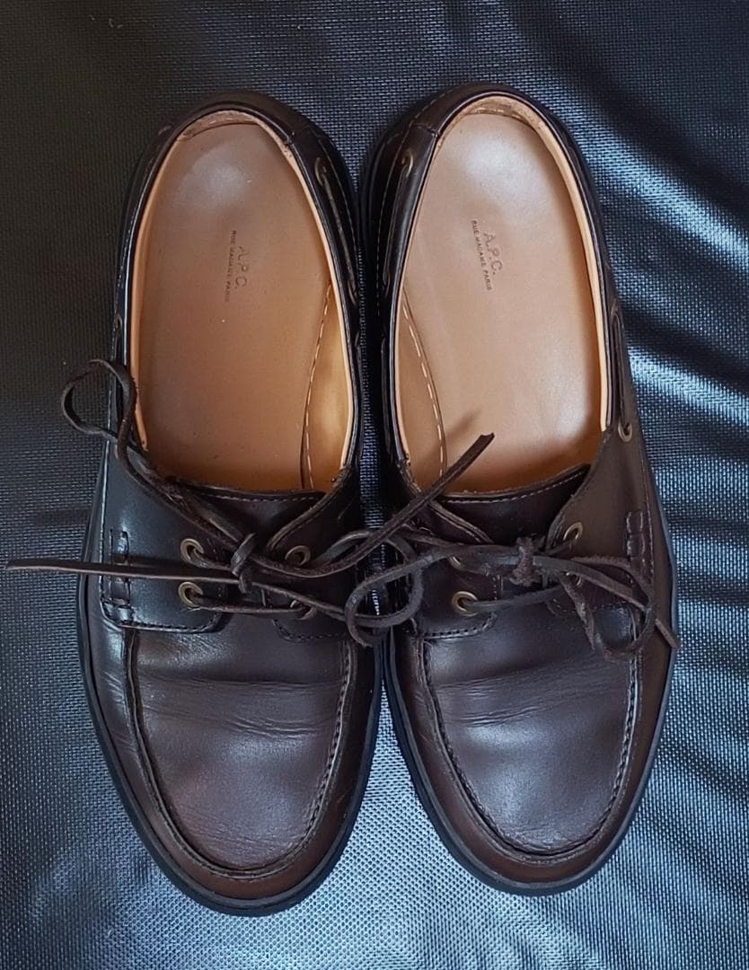 A.P.C. レザー ローファー デッキシューズ 靴 APC