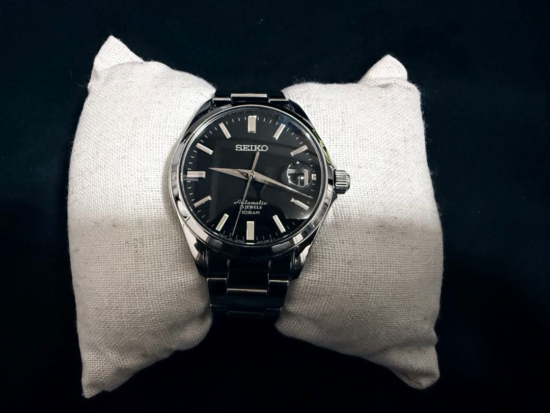 SEIKO 自動巻き時計 ブラック SZSB012 限定