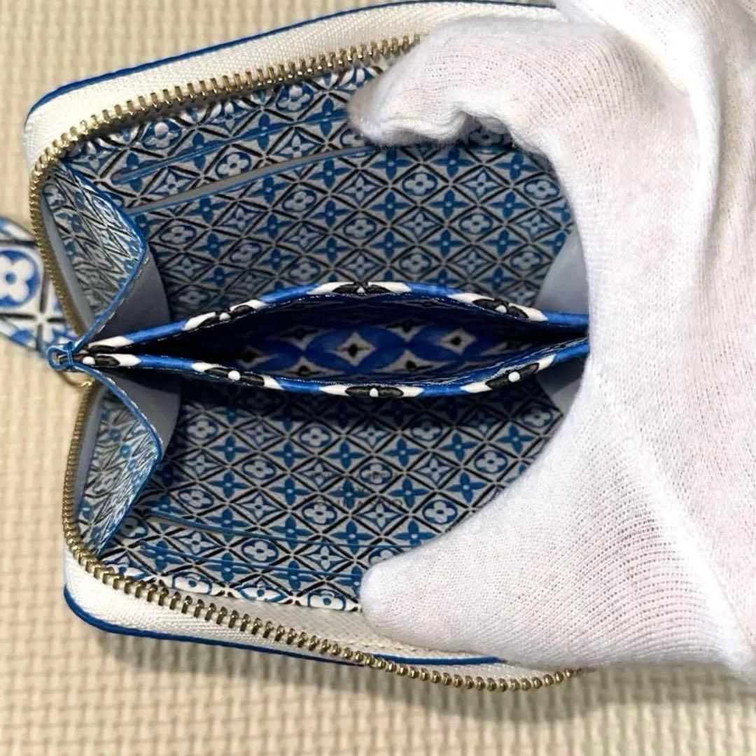 Louis Vuitton ジッピー・パース／バイザプール ブルーホワイト