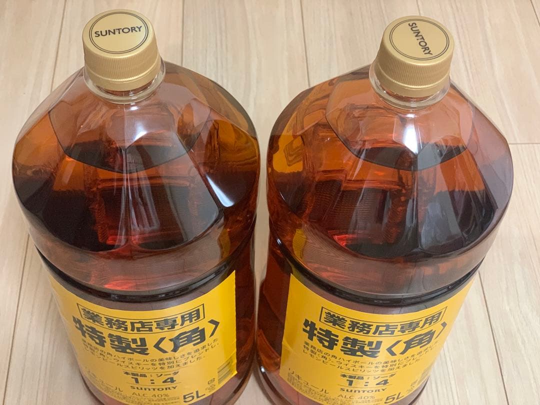 新品未開封】 サントリー 角 特製 業務用ウイスキー 5L 2本 - メルカリ