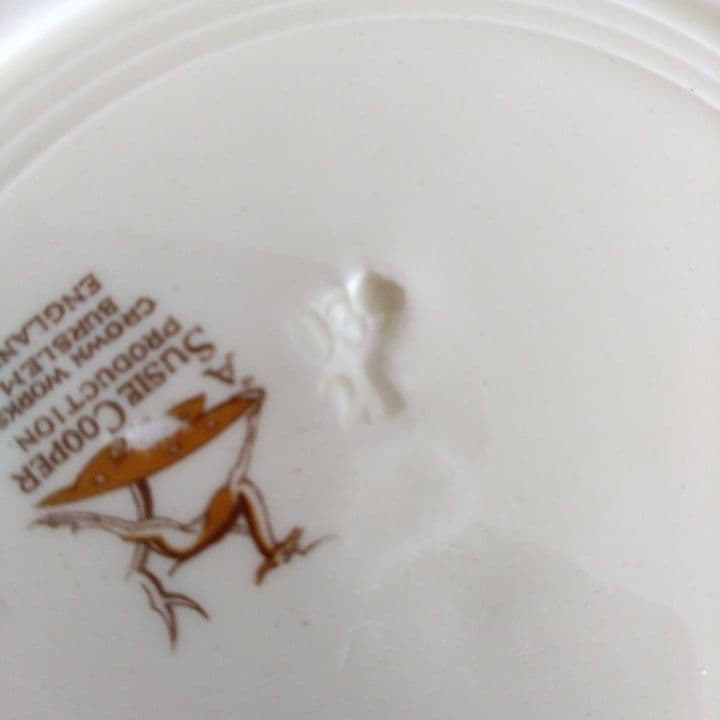 スージークーパー パトリシアローズグリーンプレート直径20センチ  アンティーク