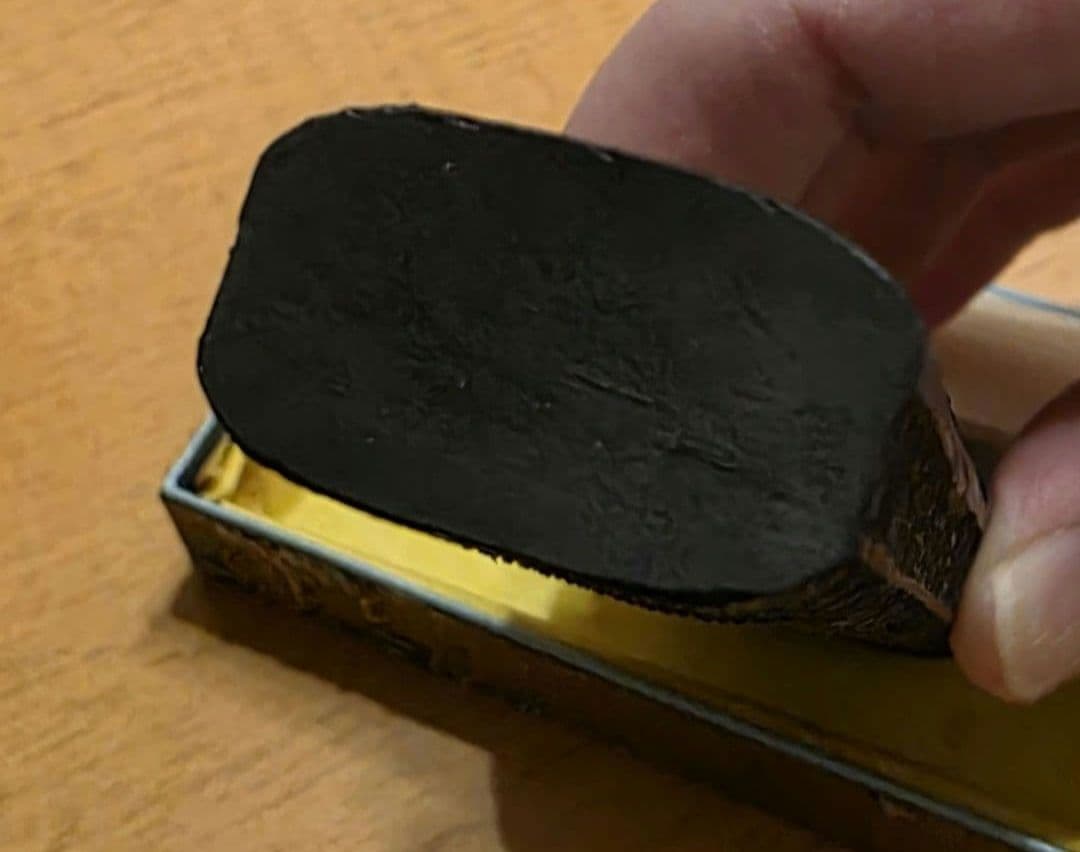 レア 周氏珍蔵 古墨 煙貢 書道