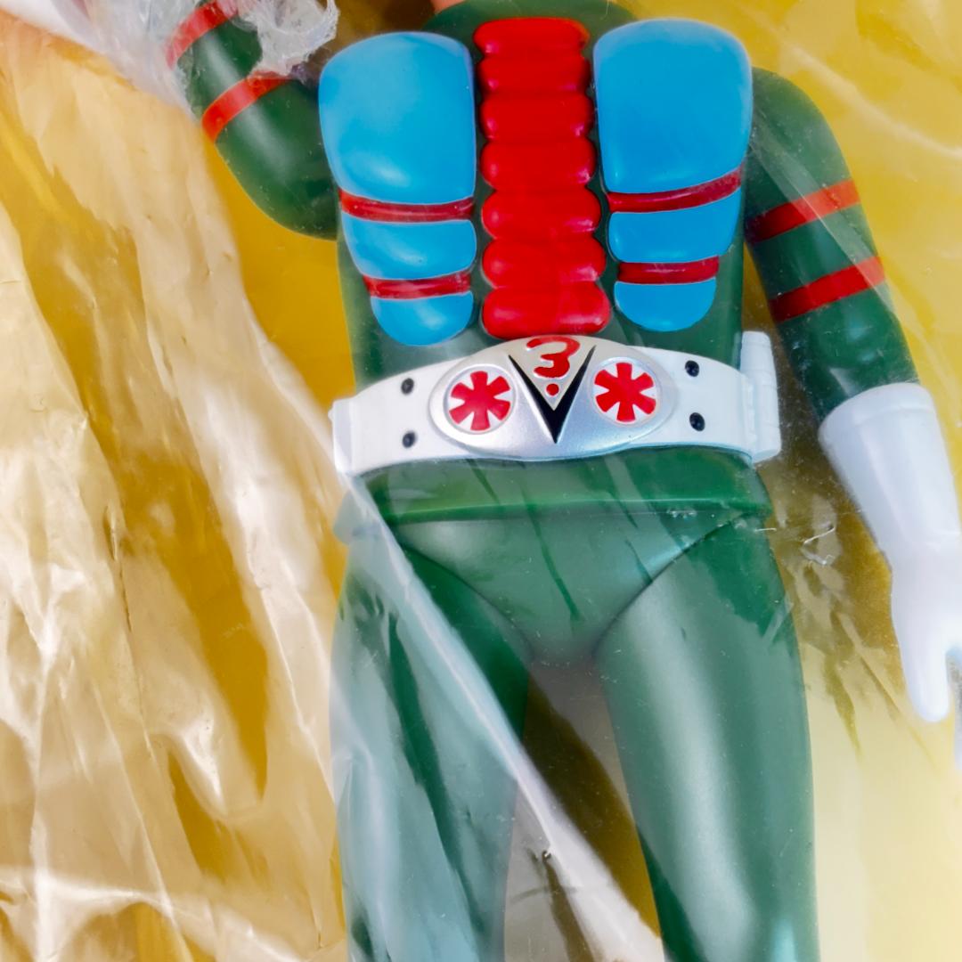 仮面ライダーV3 面取れ 当時物風 ソフビ - メルカリ