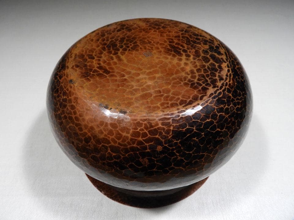 ○清雅堂造 別注一品物 西方正 打上 銅 建水 銀摘 さやえんどう