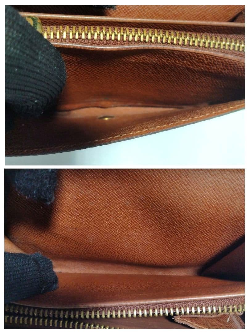 ルイヴィトン ポルトモネ ビエ トレゾール モノグラム 折り財布 PVC レザー