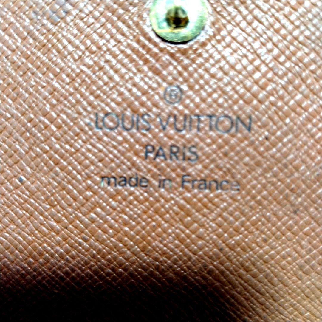 ルイヴィトン ポルトモネ ビエ トレゾール モノグラム 折り財布 PVC レザー