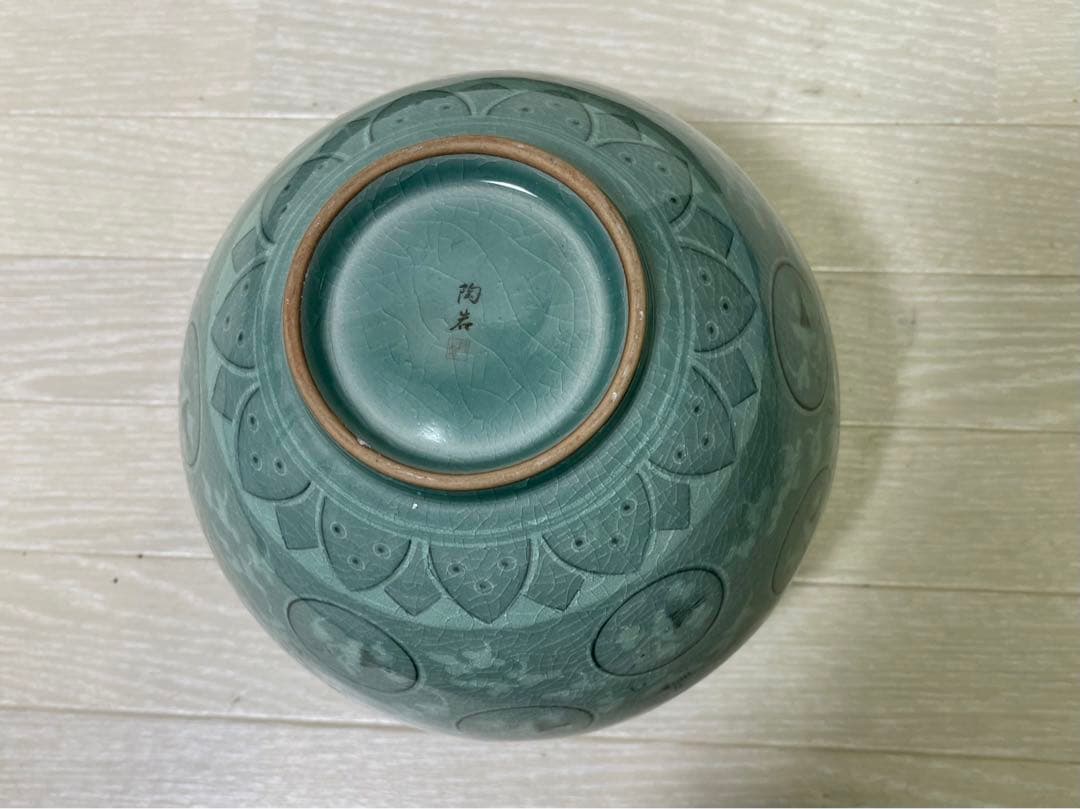 壺 高羅青磁 韓国 コレクション 鶴 水岩 花瓶 骨董品 美術品 アンティーク