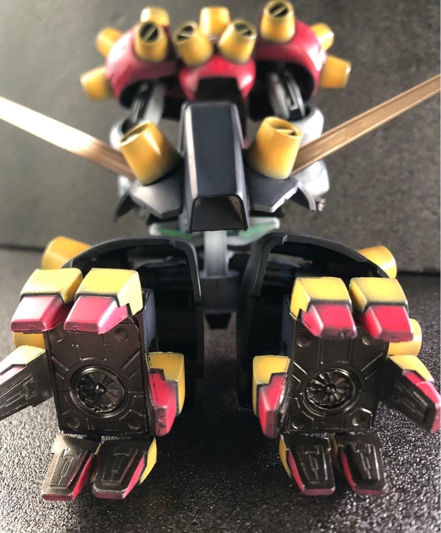 ガンプラ　バンダイ　デビルガンダム　旧キット　改造　全塗装　完成品【Gガンダム】