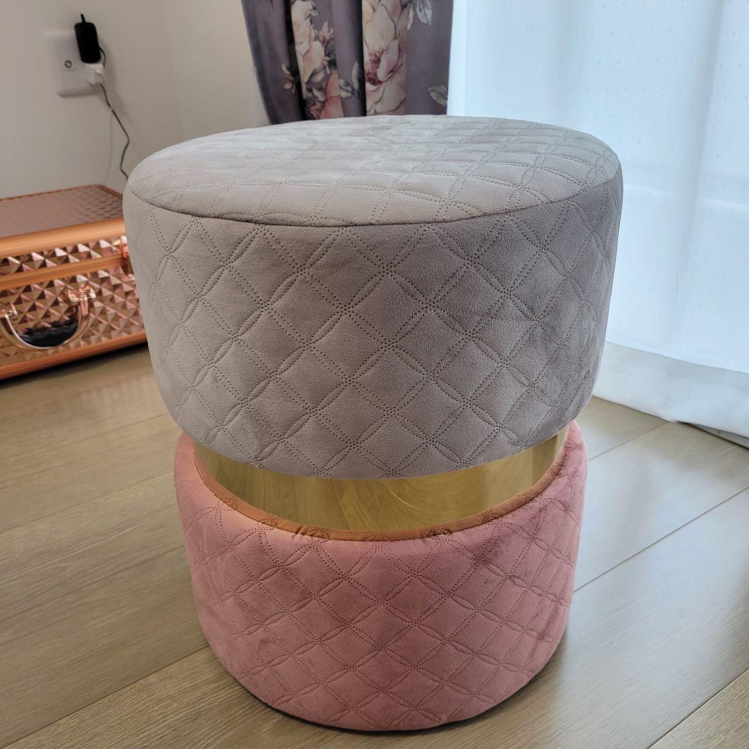 ヴァリーズ ハリウッドボックスL&椅子ジェムスツール リビング収納