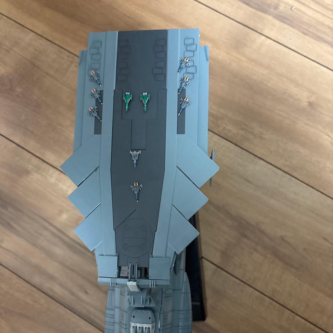 宇宙戦艦ヤマト1000分の1プラモデルアンドロメダ完成品