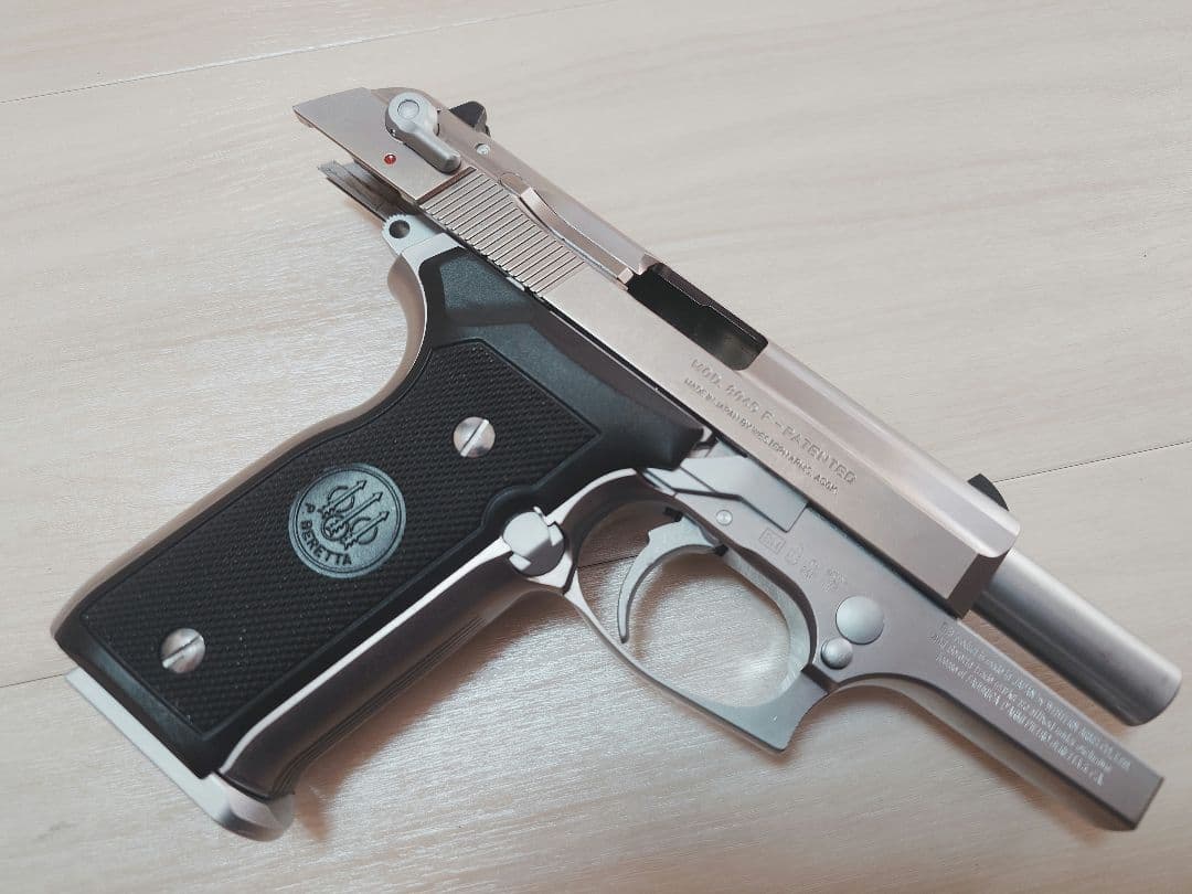 WA M8045 クーガーF INOX ガスブロ シルバーメッキ