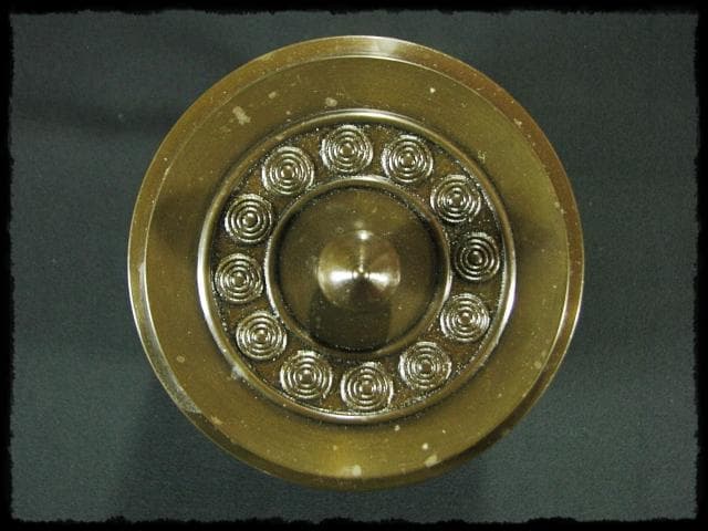 累座 唐銅 皆具 鎌谷 宗芳 擂座 水指 建水 杓立 蓋置 茶道具 f174