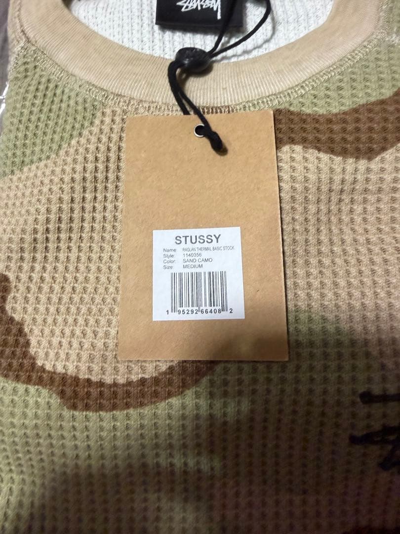 M BASIC STÜSSY THERMAL SAND CAMO - メルカリ