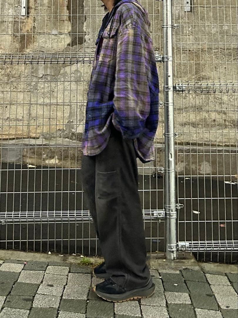 BALENCIAGA 22AW チェックフランネルシャツ