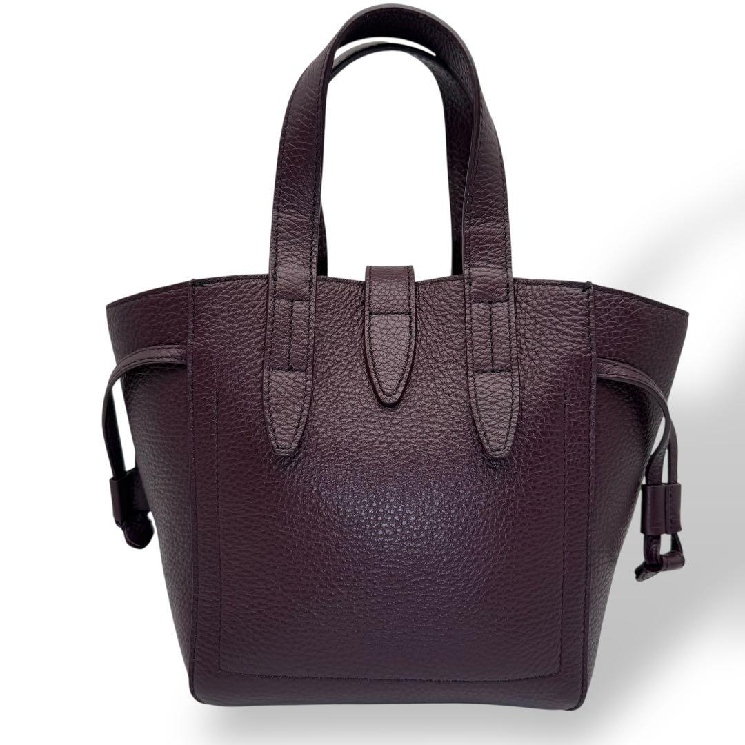 【美品】FURLA フルラ ショルダーバッグ 2way ミニ クロスボディ 紫