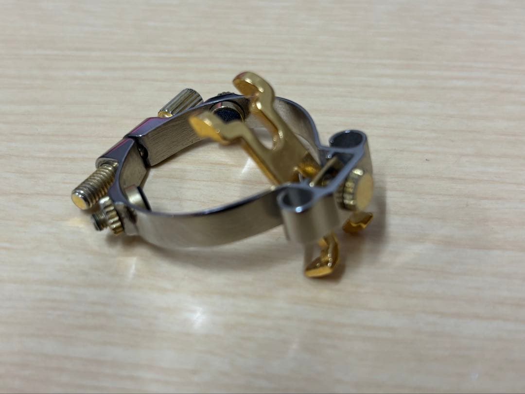 ◯ JLV バスクラリネットリガチャー　プラチナ