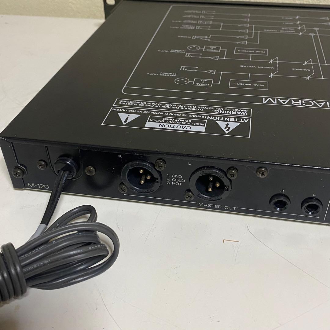 通電確認済み ローランド LINE MIXER ラインミキサー M-120